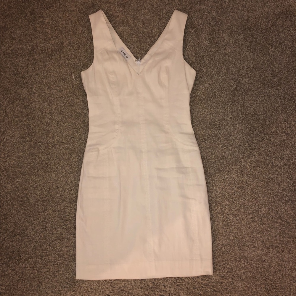 Bebe white dress size 4